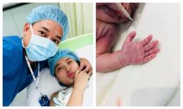 Thành Đạt vui mừng thông báo Hải Băng mẹ tròn con vuông, hé lộ hình ảnh quý tử