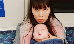 Hà Anh 'độp vào mặt' những người chỉ trích cô ác khi luyện ngủ cho con