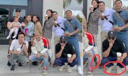 Đăng ảnh chụp với gần tá người, Tóc Tiên vẫn bị thánh soi phát hiện ra đeo giày đôi với Hoàng Touliver