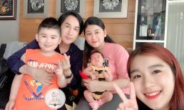 Cháu ngoại NSƯT Kim Tử Long cực bụ bẫm trong ngày đầy tháng