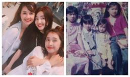 Lần đầu hé lộ ảnh thuở nhỏ xinh như mộng của ba chị em gái nhà Nhã Phương