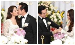 Không gian lễ đón dâu ngập hoa hồng của Dương Khắc Linh, cô dâu Sara Lưu xinh như công chúa