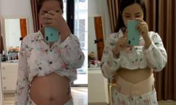 Sinh con mới 10 ngày, Hải Băng đã khoe ngay thành quả giảm cân