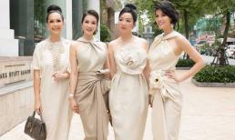 Những mĩ nhân đình đám một thời: Hà Kiều Anh, Giáng My, Thanh Mai xinh như hoa như ngọc trong một khùng hình