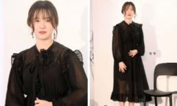 Bị nghi ngờ bầu bí, “Nàng Cỏ” Goo Hye Sun lại gây chú ý khi lộ thân hình mũm mĩm, liên tục lấy tay ôm bụng