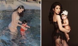 Đang mang bầu lần hai, Diệp Lâm Anh vẫn tự tin diện bikini đẹp mướt mắt