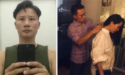 Vợ bầu đi vắng, Hoàng Bách tranh thủ giới thiệu bản thân nhưng lại bị dân mạng 'phũ': 'Tã rồi...'