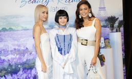 Mâu Thủy, Hiền Hồ, MLee đẹp “hút hồn”  với sắc trắng tinh khôi