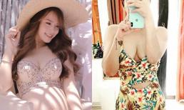 Sau 21 ngày sinh con, Hải Băng tự tin khoe dáng bốc lửa với bikini