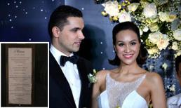 Thực đơn đãi khách trong đám cưới của MC Phương Mai có gì hấp dẫn?