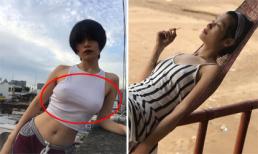 Đăng ảnh không mặc áo ngực, Trà My 'Thương nhớ ở ai' cho rằng: 'chúng ta che ngực thì cũng nên che mặt luôn mới phải'