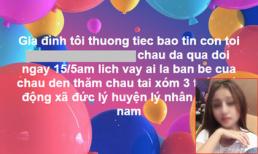 Bạn bè bàng hoàng, mẹ đau đớn thông báo tang lễ của con gái 19 tuổi bị sát hại ngay trước ngày đi nước ngoài