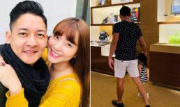 Được Thành Đạt chiều chuộng hết nấc, Hải Băng cũng khéo 'nịnh' lại chồng chẳng kém