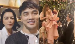 Ưng Hoàng Phúc, Phạm Quỳnh Anh và dàn sao Việt chúc mừng Thu Thuỷ được bạn trai kém tuổi cầu hôn