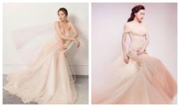 Giàu sụ nhưng Đàm Thu Trang chỉ chọn đầm cưới 30 triệu, lạ lùng hơn là nhìn na ná Hà Hồ