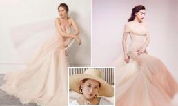 Đàm Thu Trang bị đồn mặc váy cưới na ná phong cách của Hồ Ngọc Hà, stylist Pông Chuẩn bức xúc thay cho bạn