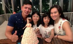 Vợ chồng Bình Minh - Anh Thơ giản dị mừng sinh nhật con gái út