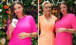 Miranda Kerr vác bụng bầu đọ sắc với người tình nóng bỏng của chồng cũ Orlando Bloom