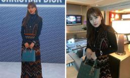 'Tình đầu quốc dân' Suzy chơi phụ kiện hàng trăm triệu đồng nhưng dân tình không 'cảm' nổi chiếc đầm cô mặc