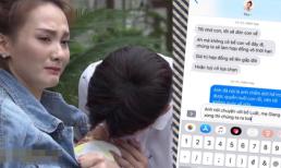 Lộ tin nhắn Vũ xin lỗi, năn nỉ Thư ôm con về 