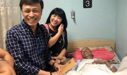 Vợ chồng Cẩm Vân - Khắc Triệu mang 500 triệu vào bệnh viện trao cho nhạc sĩ Xuân Hiếu đang chữa ung thư