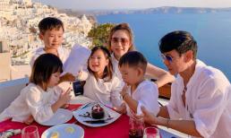 Đây là nhóc tì sang chảnh nhất Vbiz, được cả gia đình đưa sang Santorini tổ chức sinh nhật