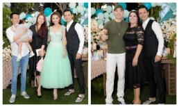 Mặc mưa gió, dàn sao truyền hình khủng đến mừng con trai Lương Thế Thành – Thuý Diễm tròn 1 tuổi