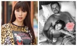 Hà Anh khoe ảnh chụp chồng và con đến 'Vogue phải gọi bặng cụ!'