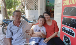 Lê Phương lần đầu đưa con trai riêng về nhà bố mẹ Trung Kiên nghỉ hè