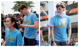 Ngô Kiến Huy mân mê tóc BB Trần, ăn cả bánh kem vào mặt khi bất ngờ được mừng sinh nhật sớm