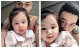 Tròn hai tuổi, con gái bụ bẫm của Tiến Dũng (The men) đã có tố chất của mĩ nhân tương lại
