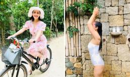 Diện đồ bơi ở tuổi 52, nghệ sĩ Chiều Xuân được khen hết lời bởi vóc dáng thon gọn