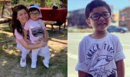 Bà xã Đan Trường tiết lộ bệnh khiến con trai thường xuyên phải đeo kính dù còn nhỏ tuổi