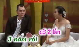 Hồng Vân - Quốc Thuận đứng hình với cặp đôi '3 năm làm chuyện ấy 2 lần'