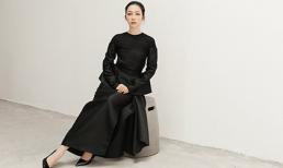 Linh Nga khoe trọn vẻ đẹp yêu kiều diễm lệ nhưng lại thần bí với tông đen