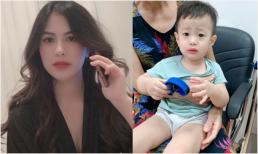 Vợ cũ Lê Việt Anh bất lực khi con trai liên tiếp ốm, không ăn được gì, gầy hóp mặt