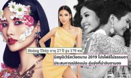 Báo Thái khen ngợi nhan sắc Hoàng Thùy, đánh giá là thí sinh đầy kinh nghiệm đáng để dè chừng tại Miss Universe