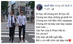 Đăng ảnh dạo phố cùng Việt Anh, Quế Vân 'kêu gọi' fan nam diễn viên tin vào mắt thẩm mĩ của mình