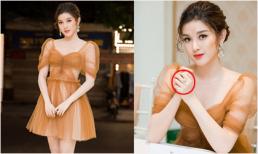 Á hậu Huyền My gây chú ý khi mặc váy xuyên thấu, đeo nhẫn hơn 1 tỷ đồng