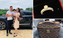 Hết mua xế hộp, Thành Đạt lại tặng Hải Băng nhẫn kim cương, túi hiệu sau khi cô sinh con lần 3