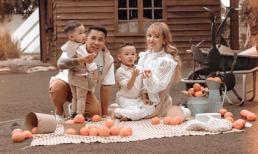 Khoảnh khắc ngọt ngào của Lê Hoàng (The Men) bên vợ con