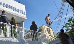 Khống chế thanh niên nghi ngáo đá cầm dao leo lên nóc nhà gây náo loạn khu phố