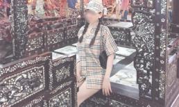 Diện mốt giấu quần vào chụp ảnh ở ngôi chùa nổi tiếng Đà Lạt, cô gái trẻ bị chỉ trích vì quá phản cảm