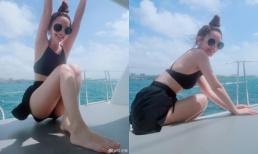 Dương Thừa Lâm diện bikini khoe thân hình nóng bỏng ở tuổi 35 sau khi nhận nhẫn kim cương 'khủng'