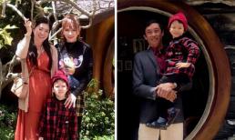 Ca sĩ Thu Thủy đưa con trai riêng đi chơi cùng bố mẹ chồng mới