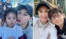 Hà Kiều Anh tự nể bản thân khi 40 tuổi vẫn tham gia các trò chơi mạo hiểm cùng con