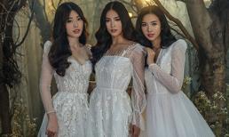 Tiểu Vy - Phương Nga - Thúy An khiến giới mộ điệu rần rần khi diện váy cưới siêu lộng lẫy