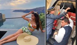 Em chồng Tăng Thanh Hà mang 16 vali trong một chuyến du lịch, check in khắp Châu Âu