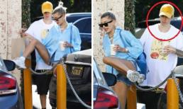 Biểu cảm của Justin Bieber khi thấy cô vợ mặc quần ngắn cũn còn dám “vượt rào” 