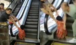 Bị thang cuốn siêu thị 'nuốt chửng', người phụ nữ phải cắt cụt chân trái